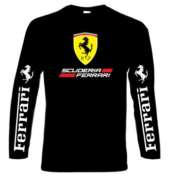 Ferrari, scuderia, Formula one team, Ферари, мъжка тениска,блуза с дълъг ръкав, 100% памук, S дo 5XL